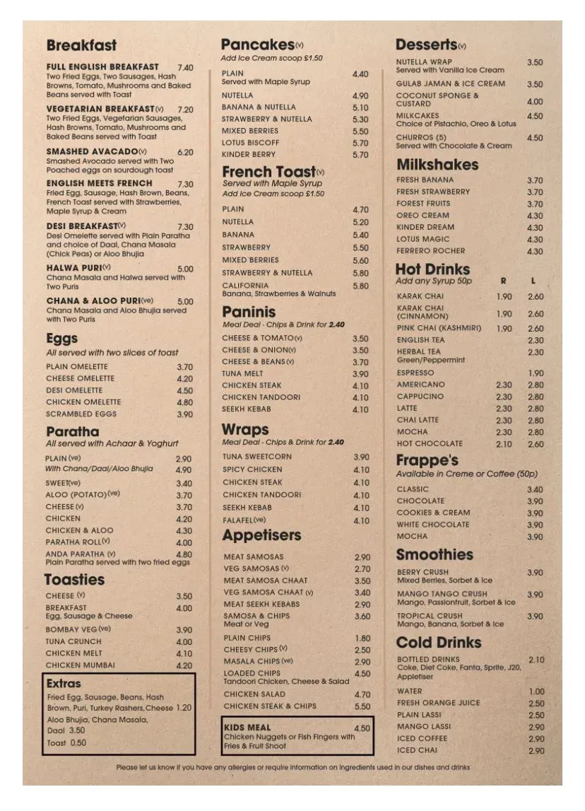 Menu 2