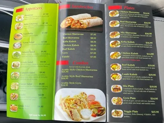 Menu 3