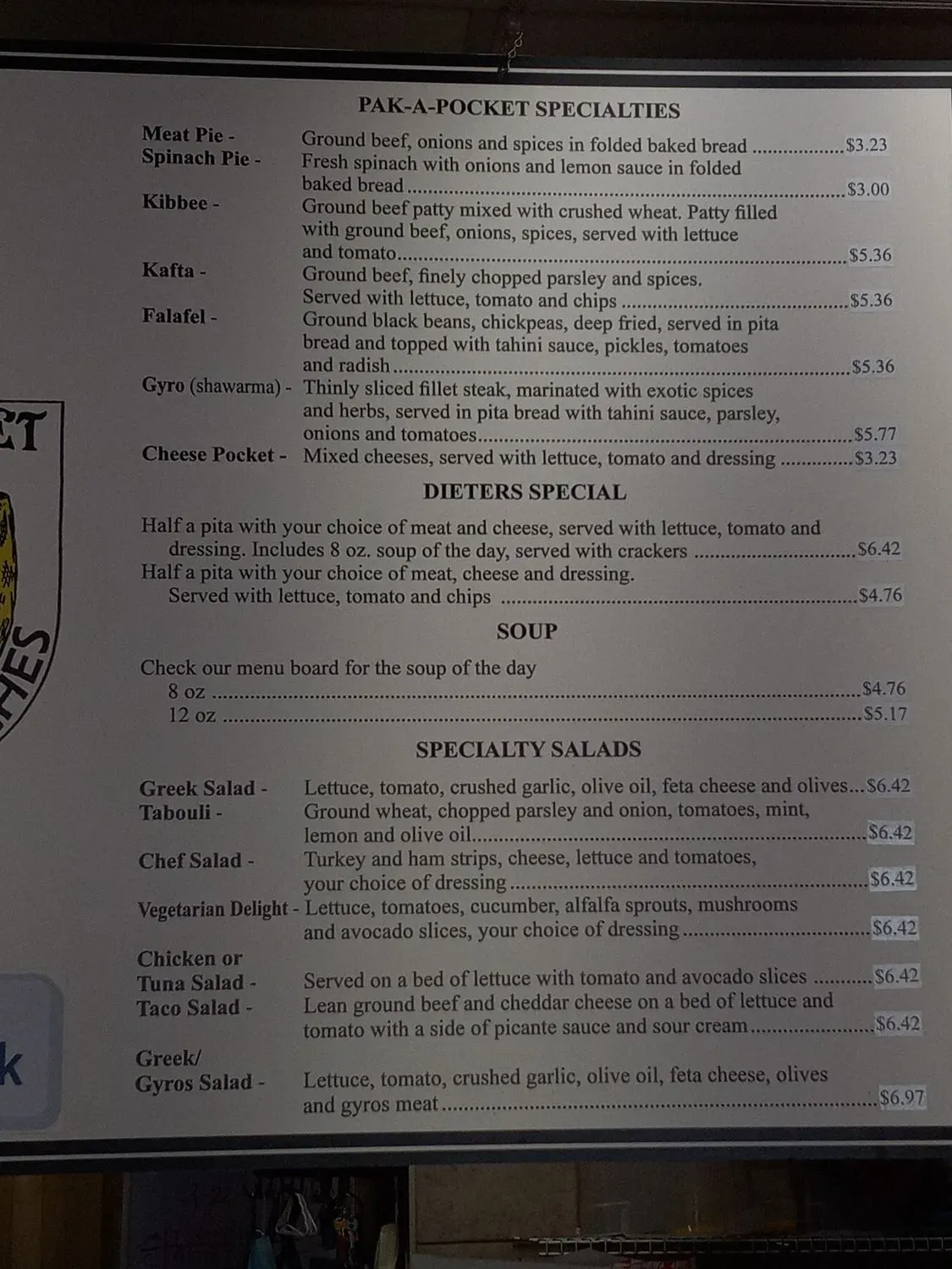 Menu 2