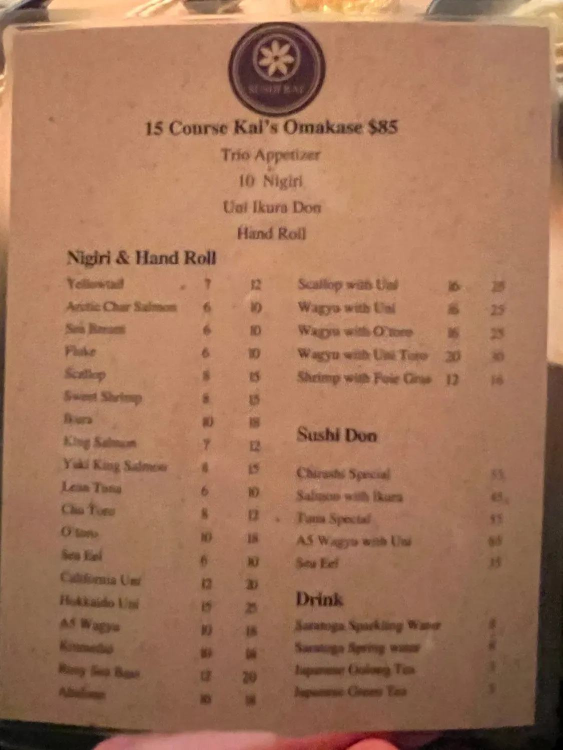 Menu 4