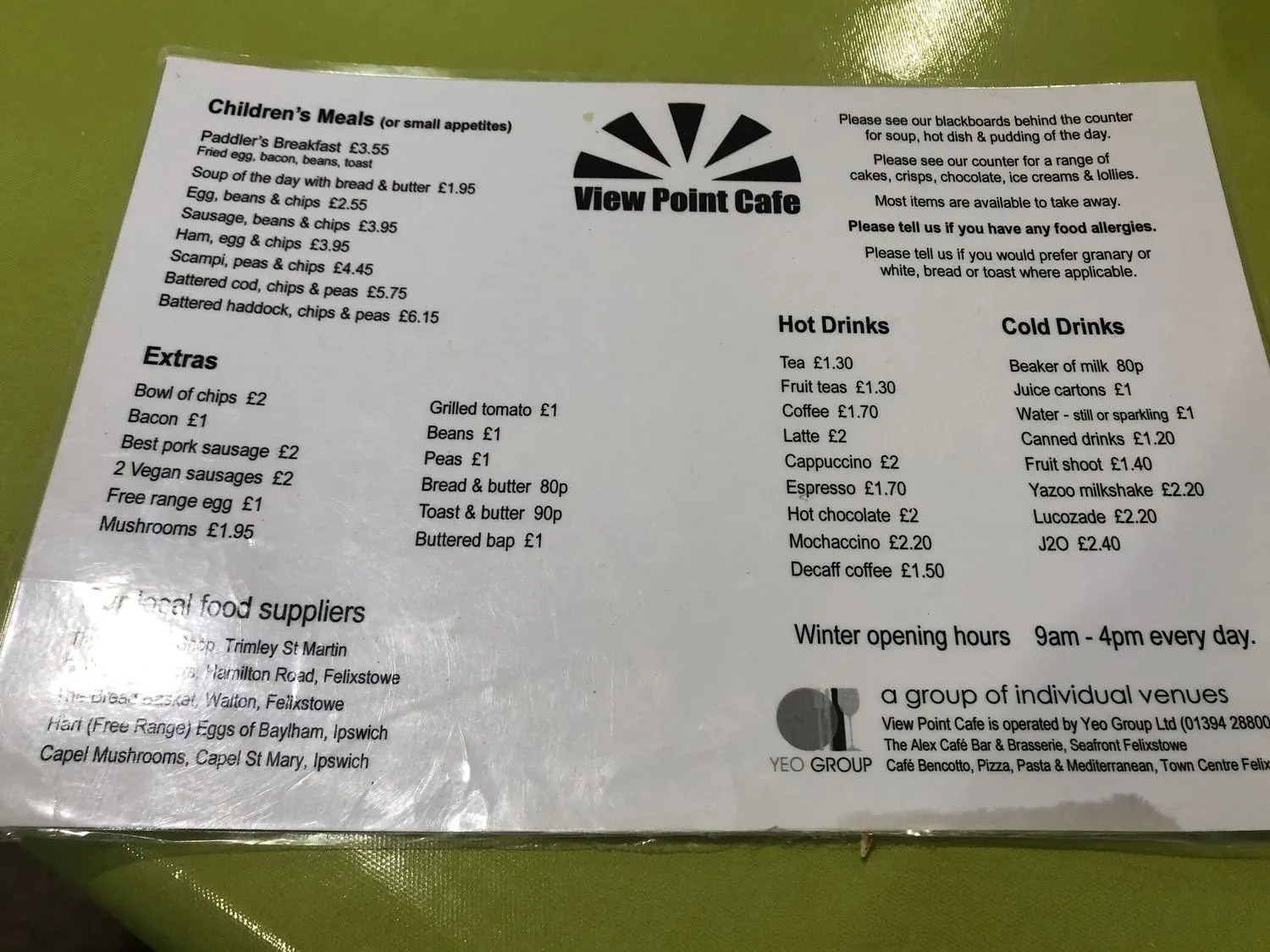 Menu 3