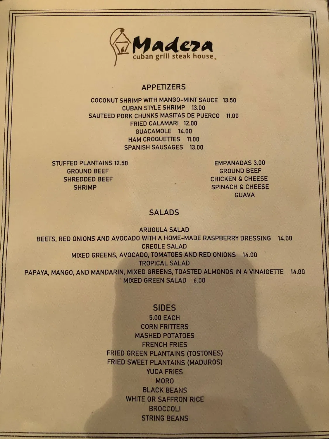 Menu 5