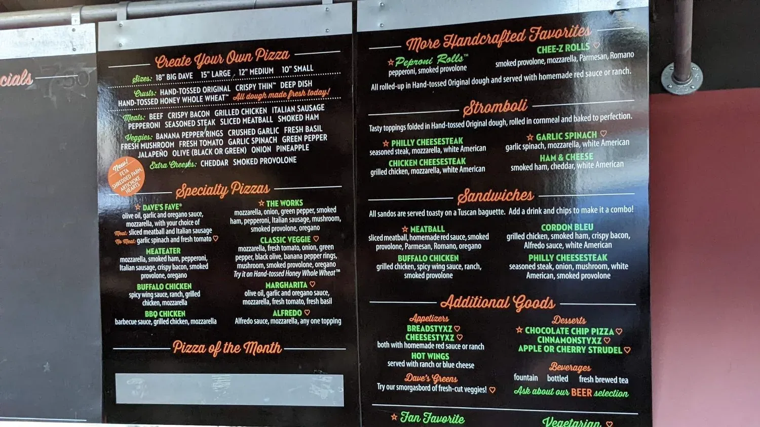 Menu 2