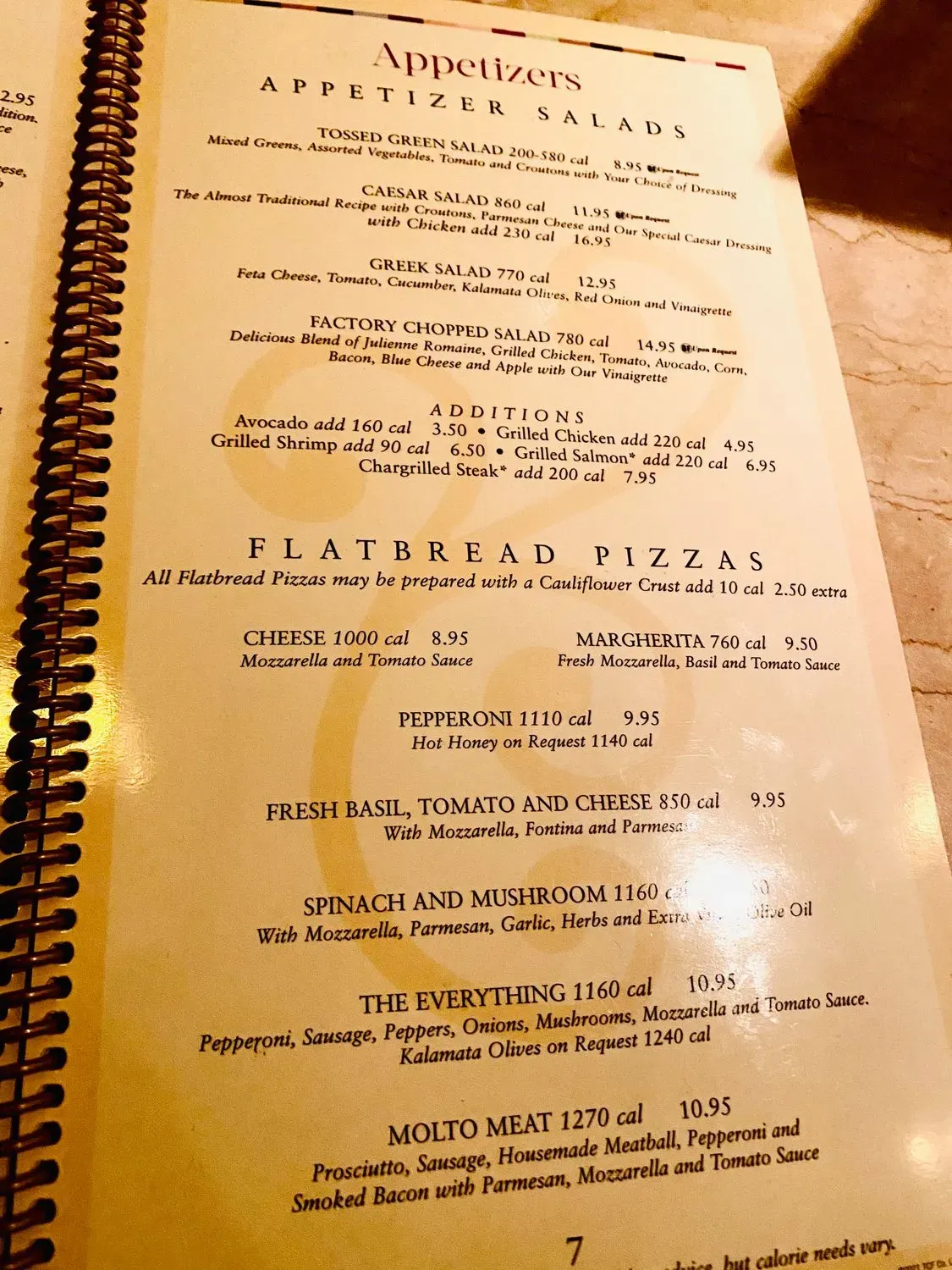 Menu 5