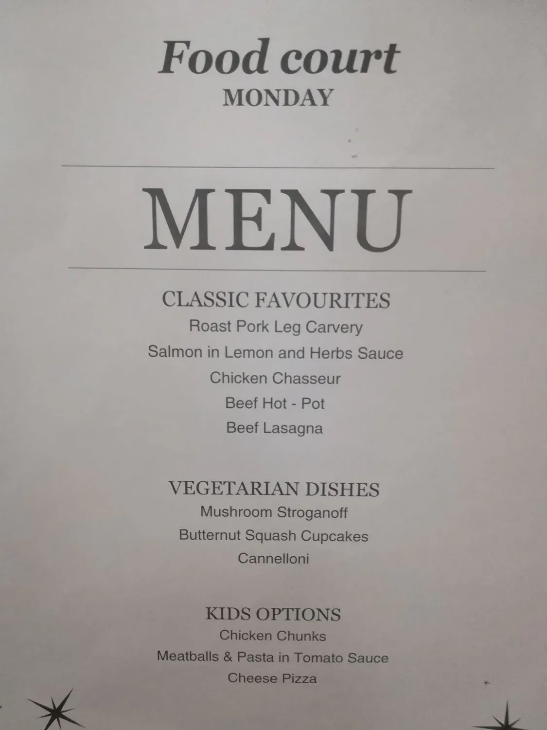 Menu 2