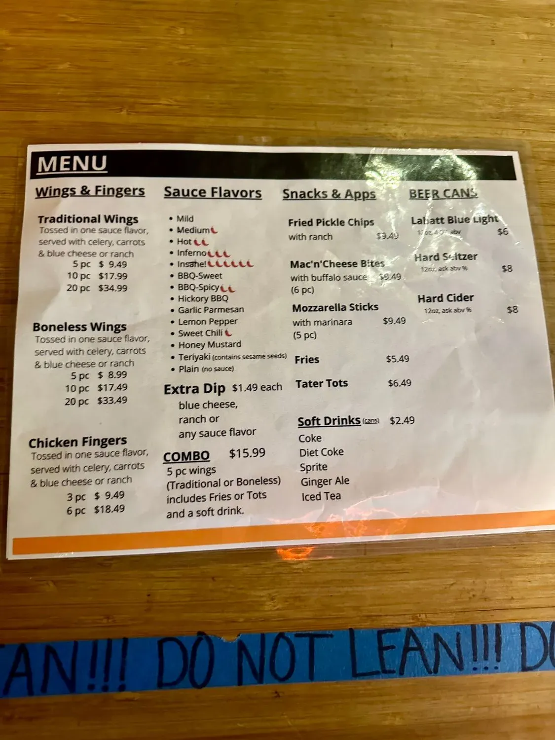 Menu 3