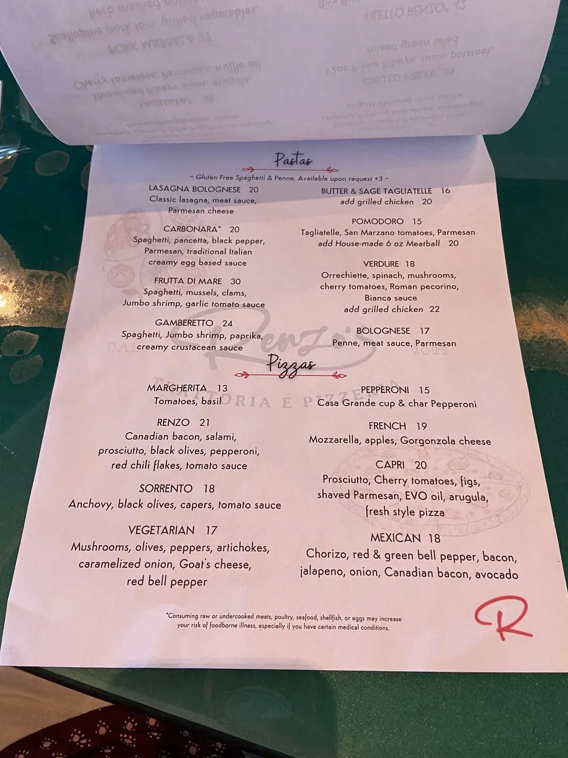 Menu 2