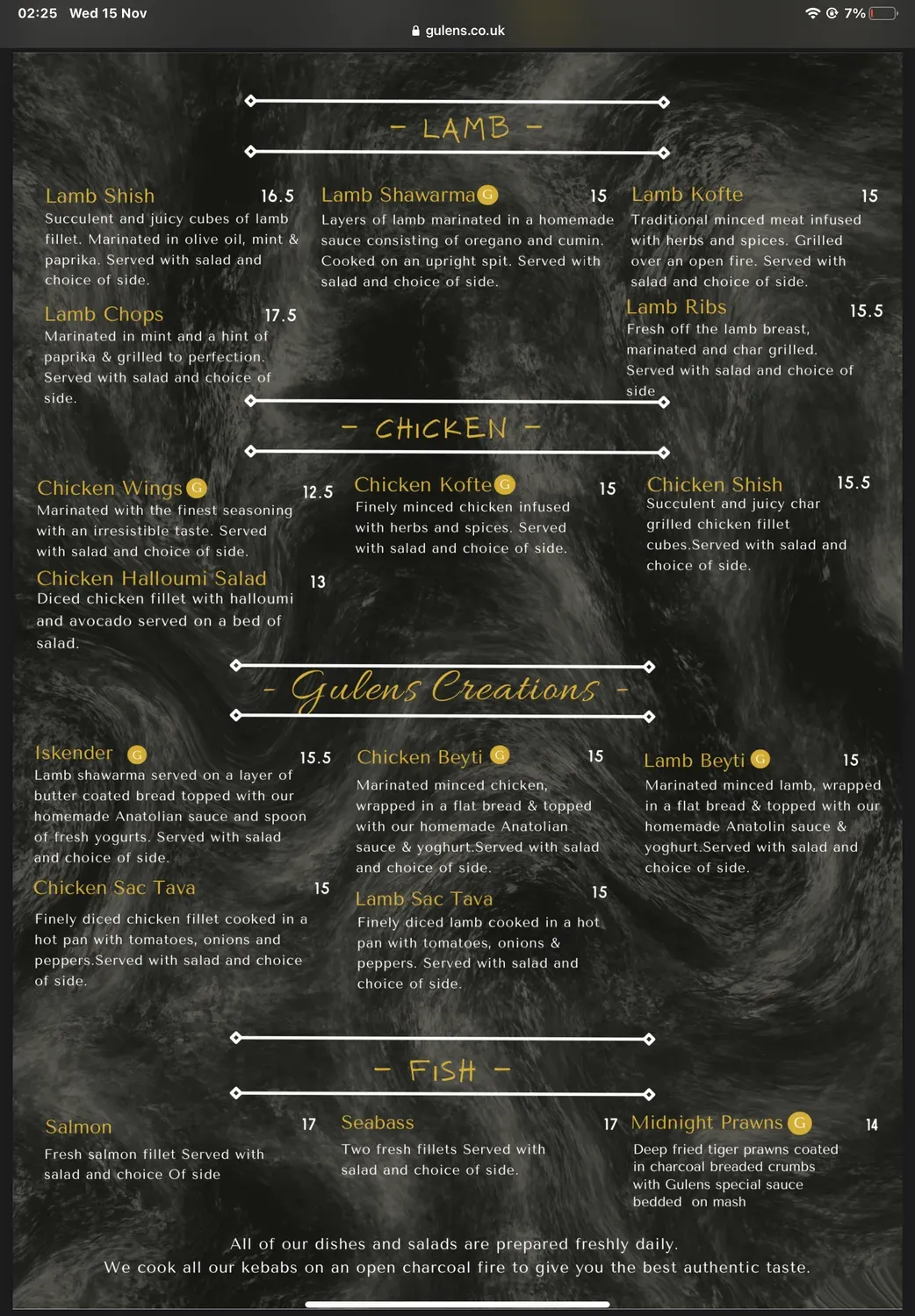 Menu 3