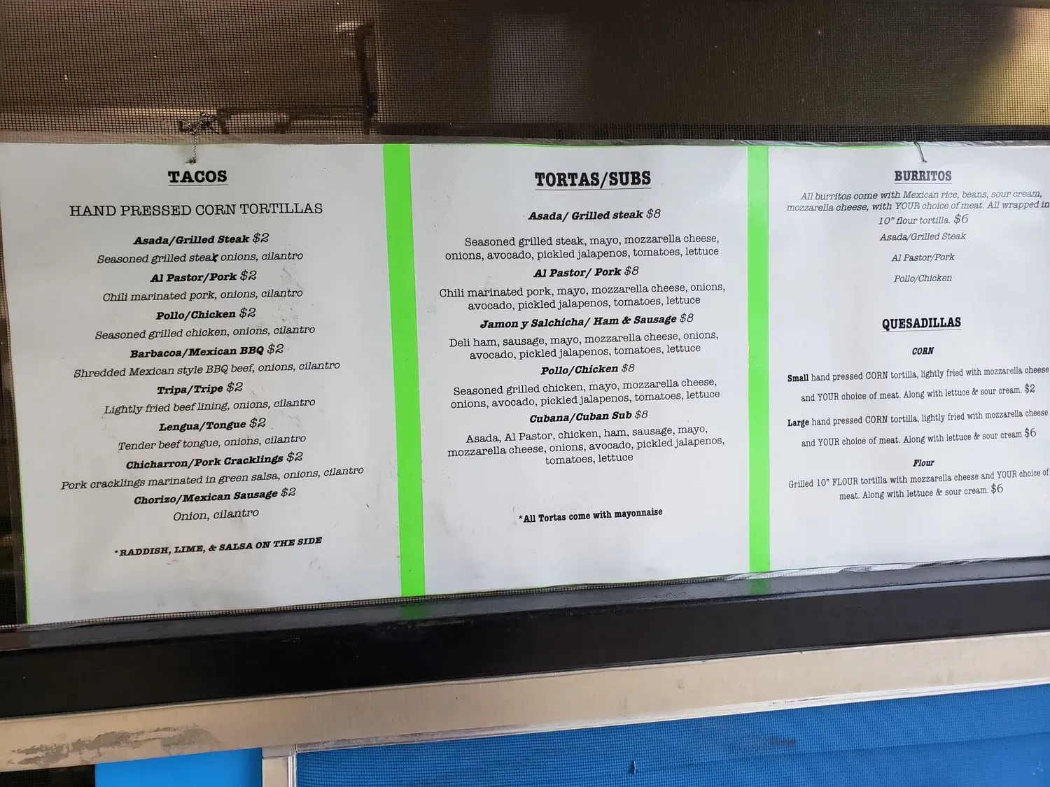 Menu 2