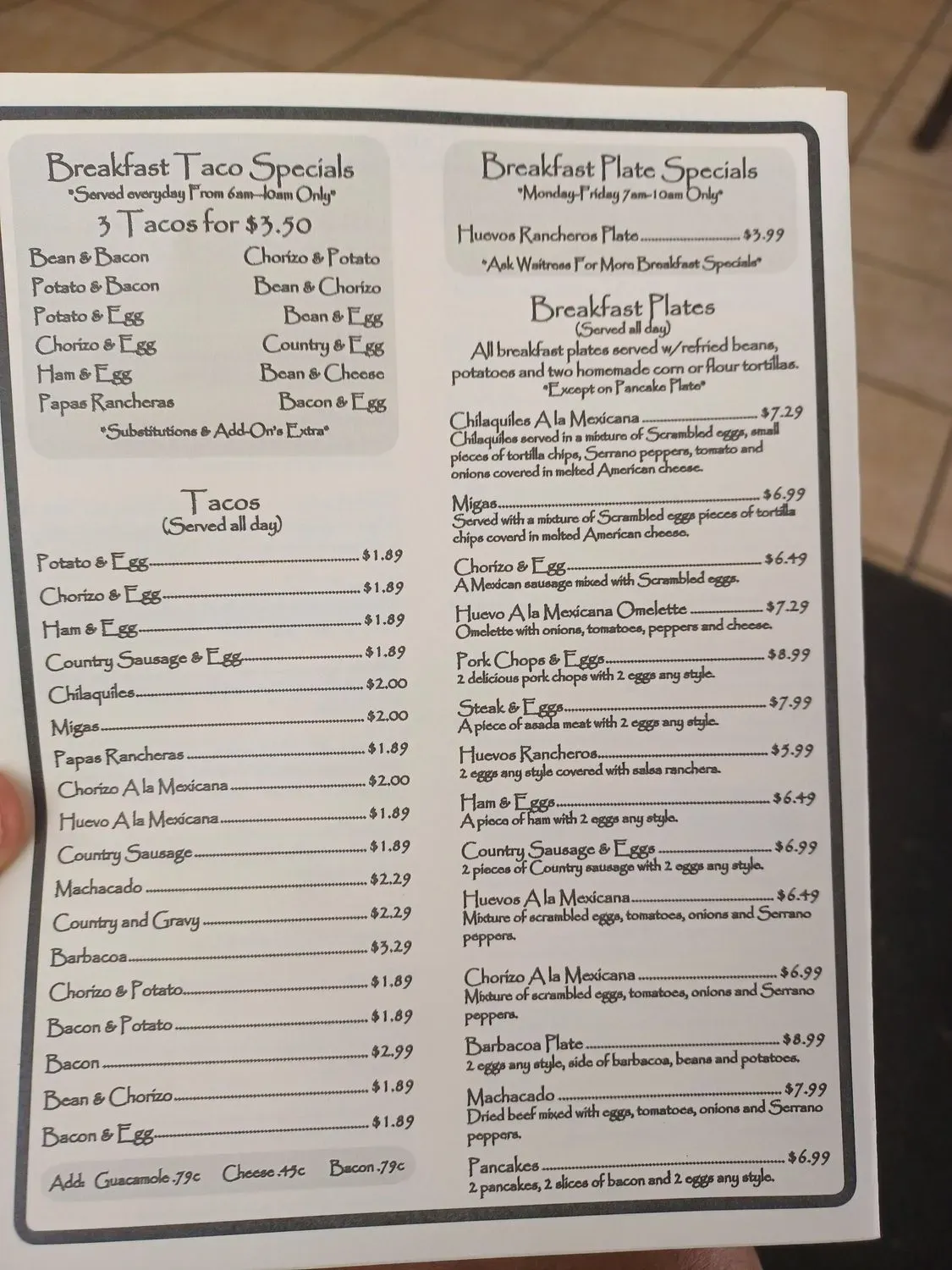 Menu 2