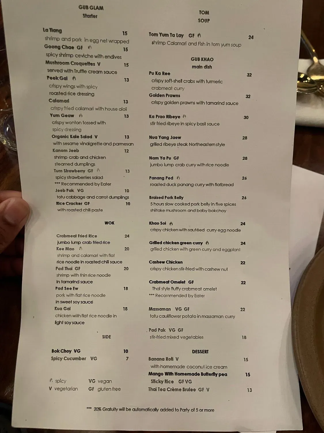 Menu 6