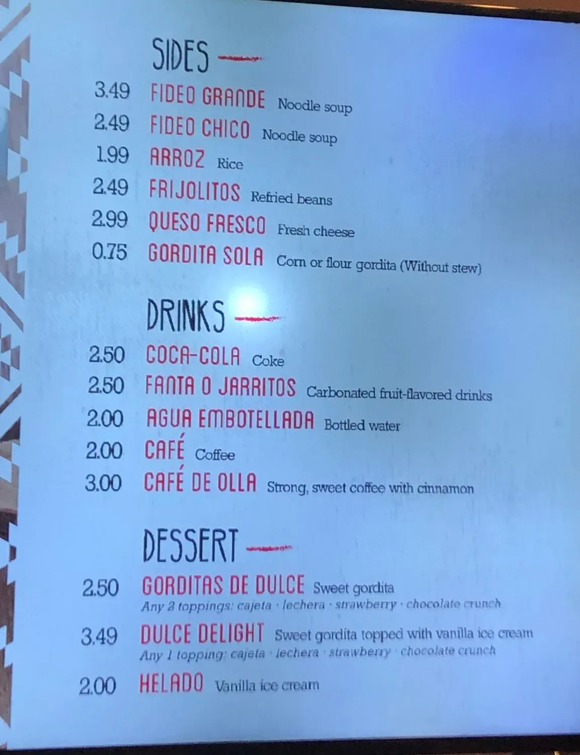 Menu 2