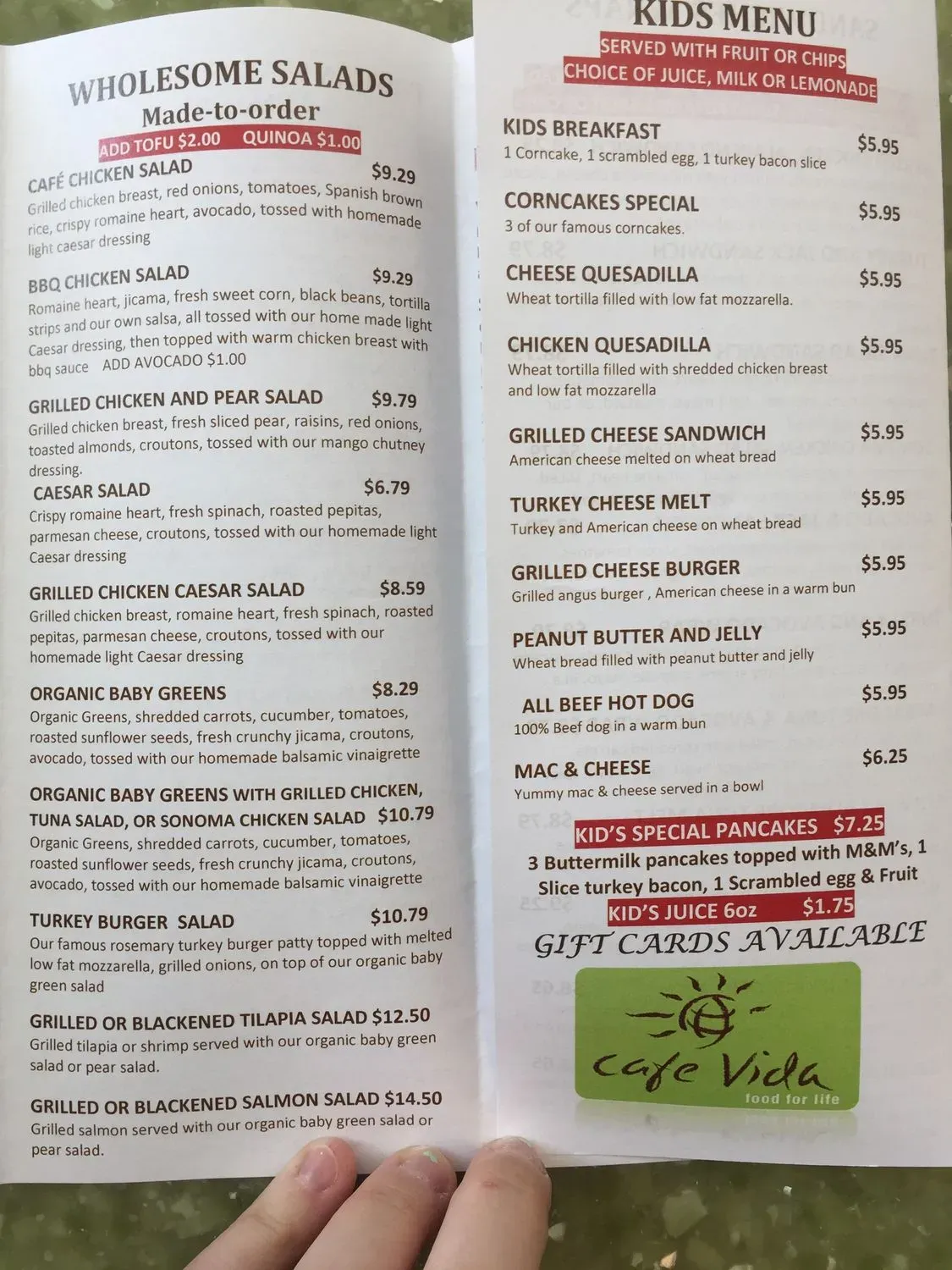 Menu 3