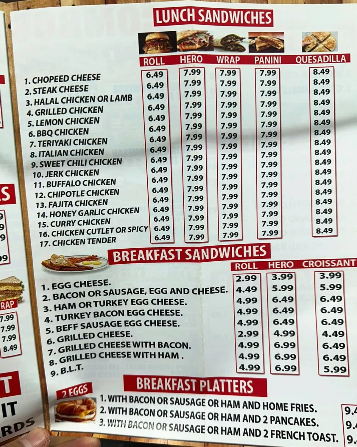 Menu 2