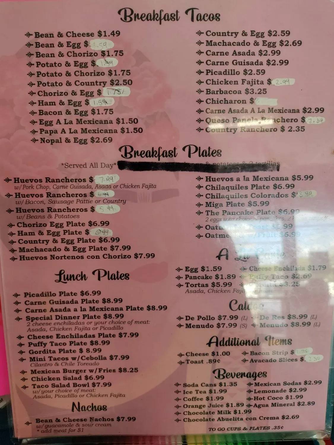 Menu 3