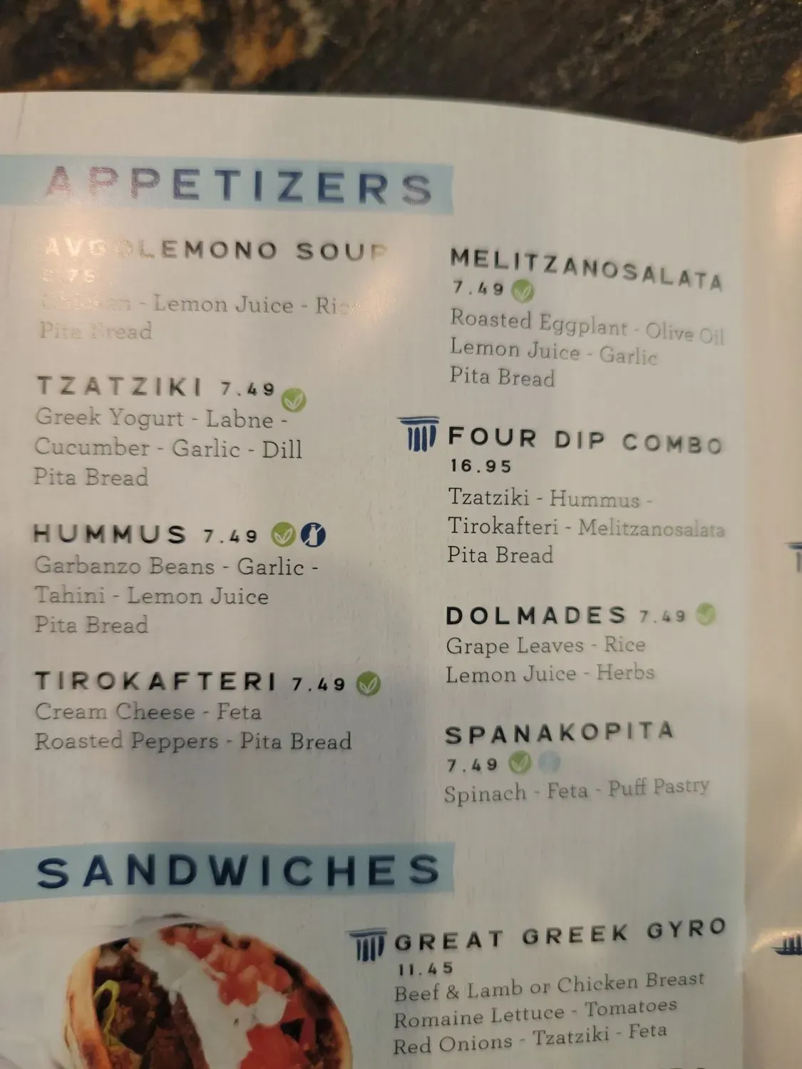 Menu 4