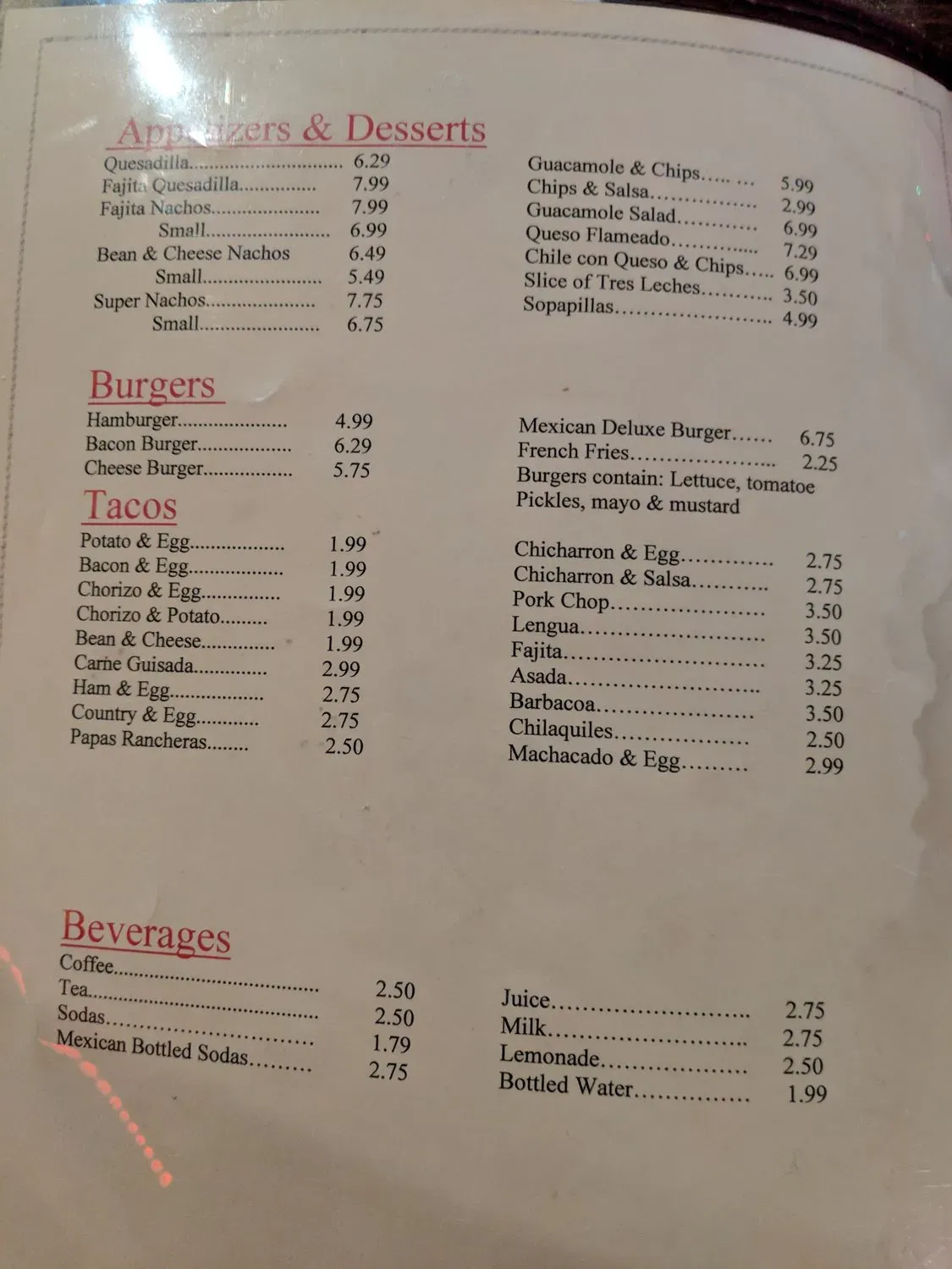 Menu 3