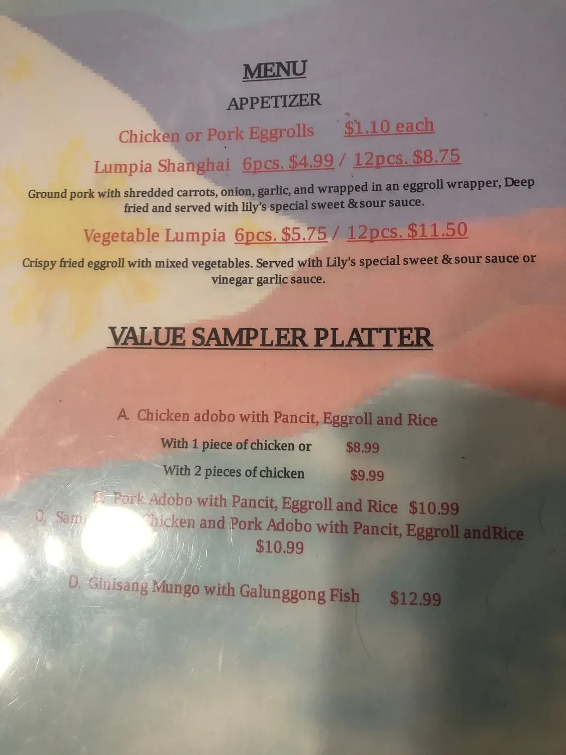 Menu 4