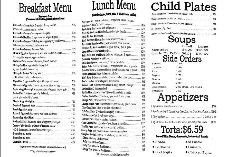 Menu 3