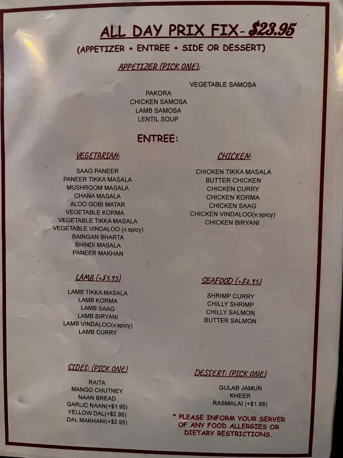 Menu 6