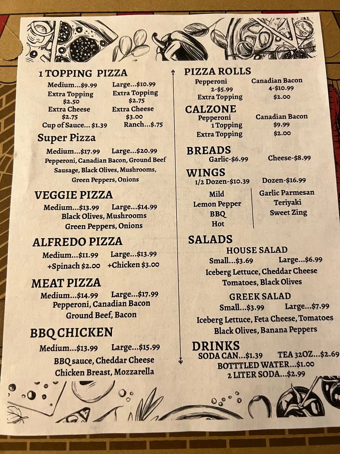 Menu 2