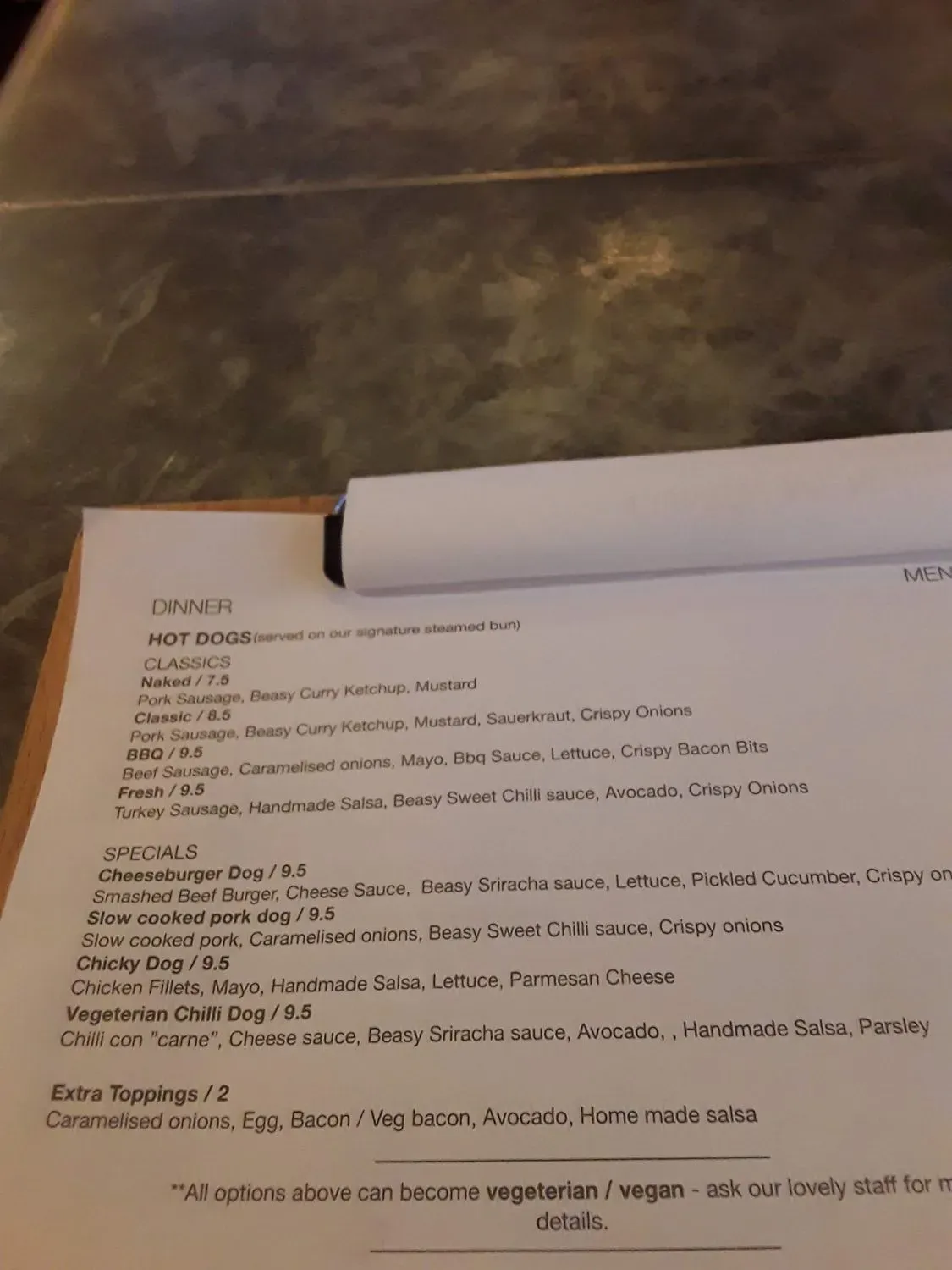 Menu 3