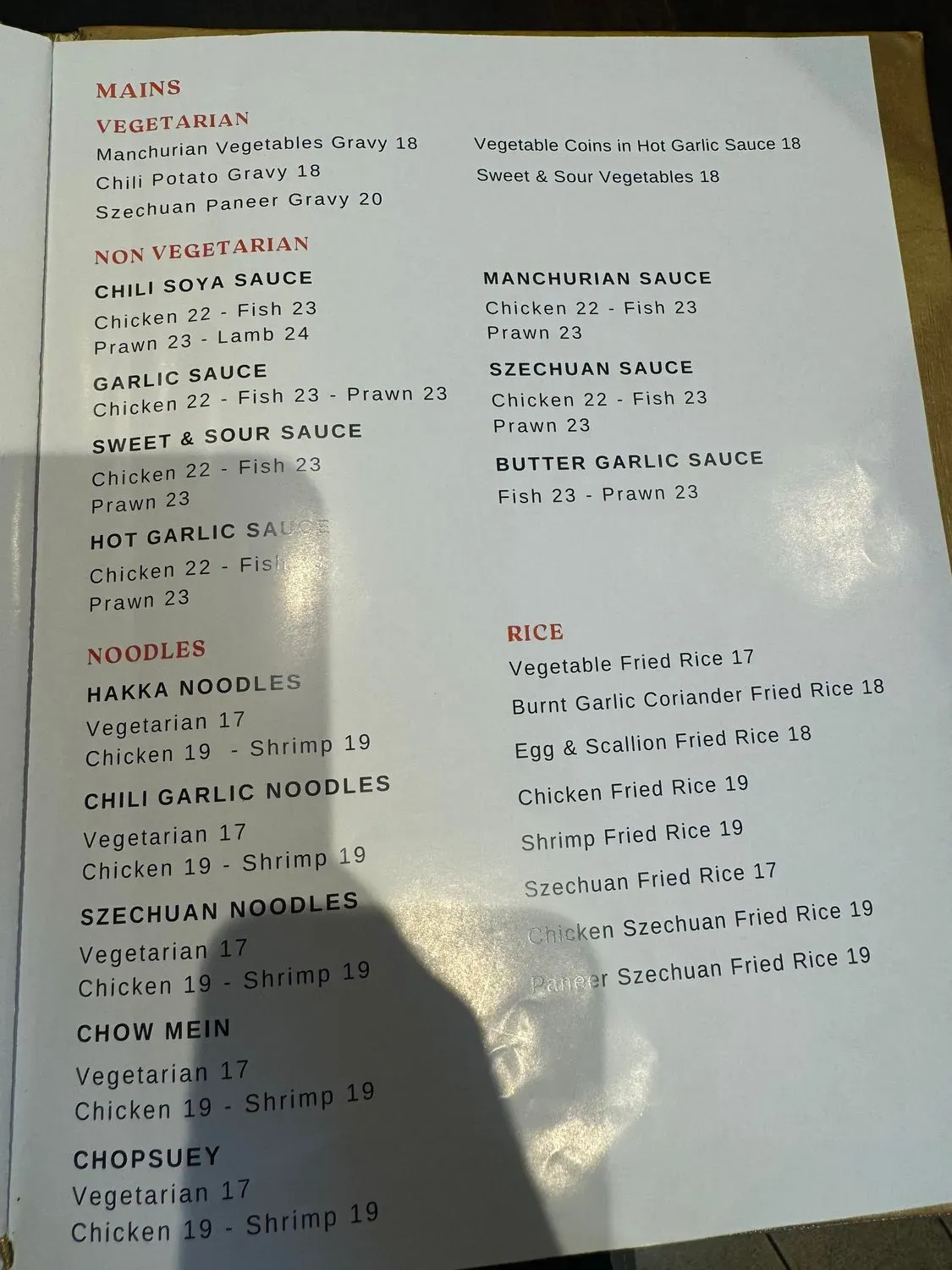 Menu 5