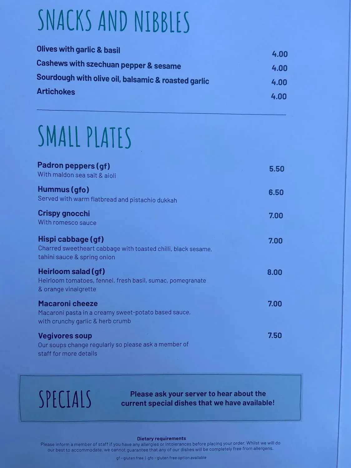 Menu 3