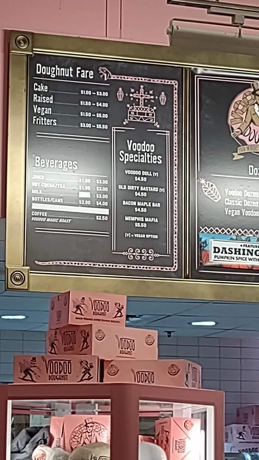 Voodoo Doughnut Menu - Updated November 2025