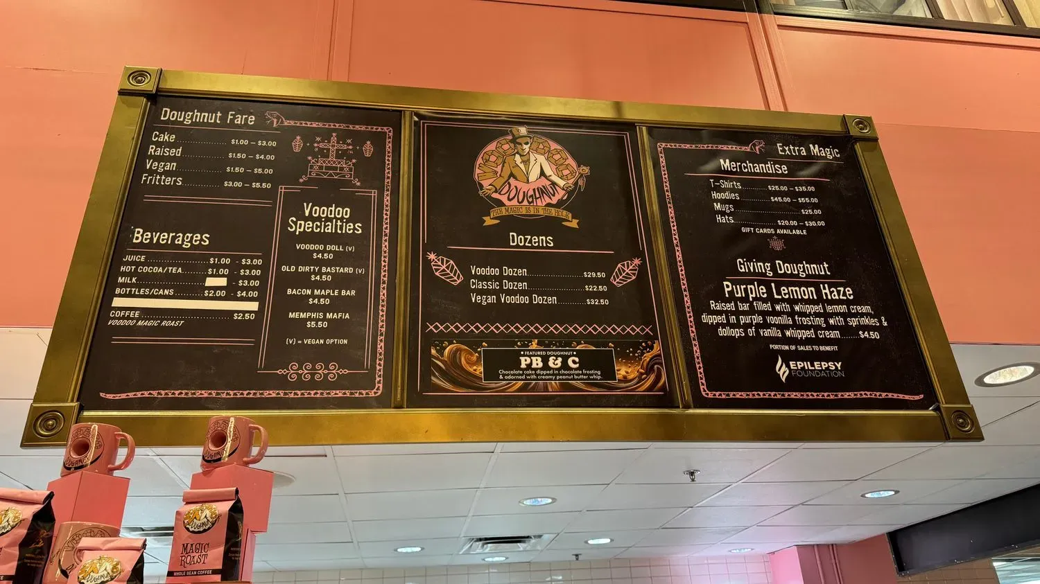 Voodoo Doughnut Menu - Updated November 2025