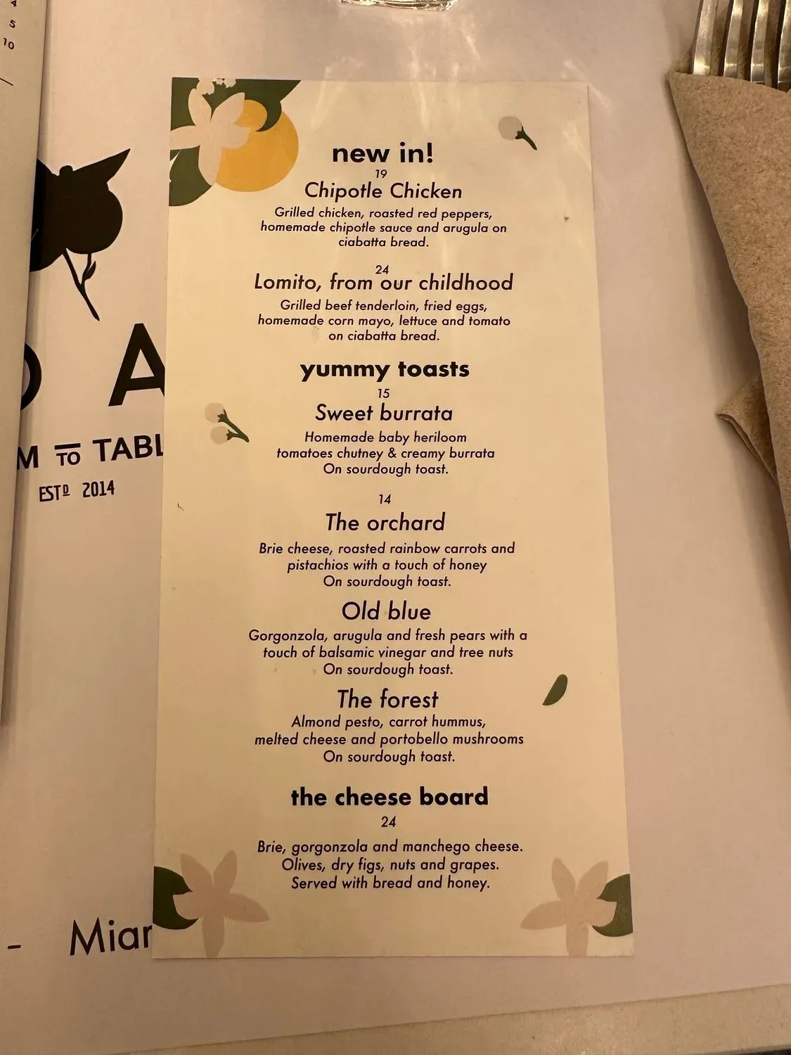 Menu 4