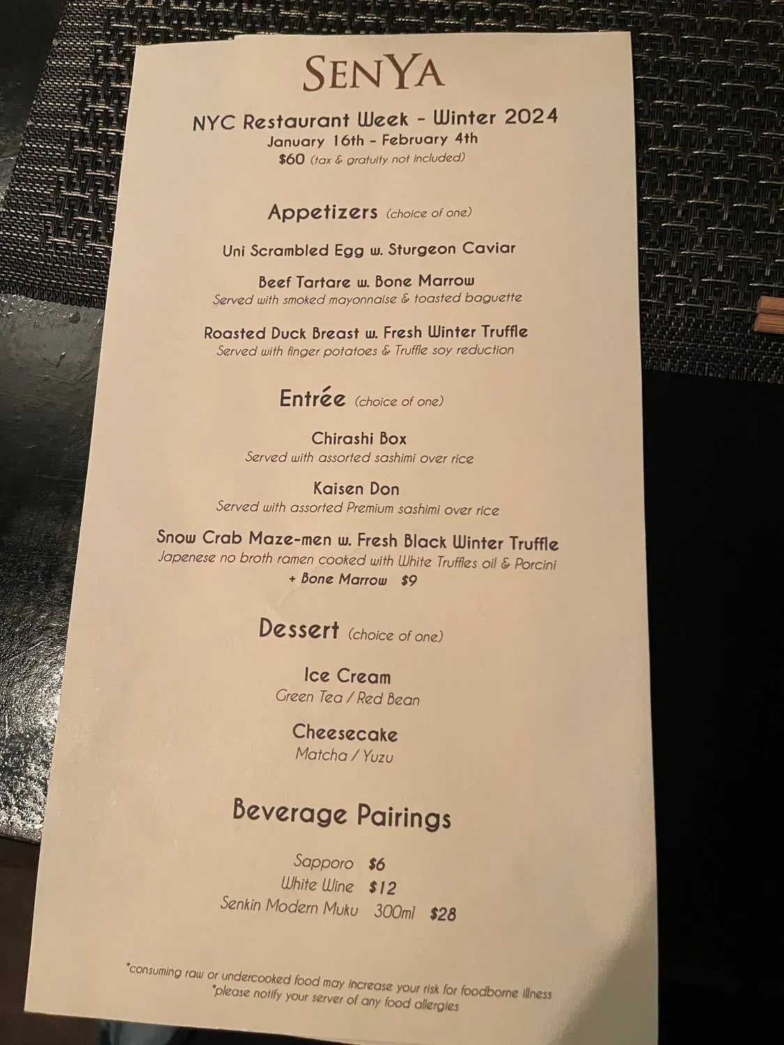 Menu 2