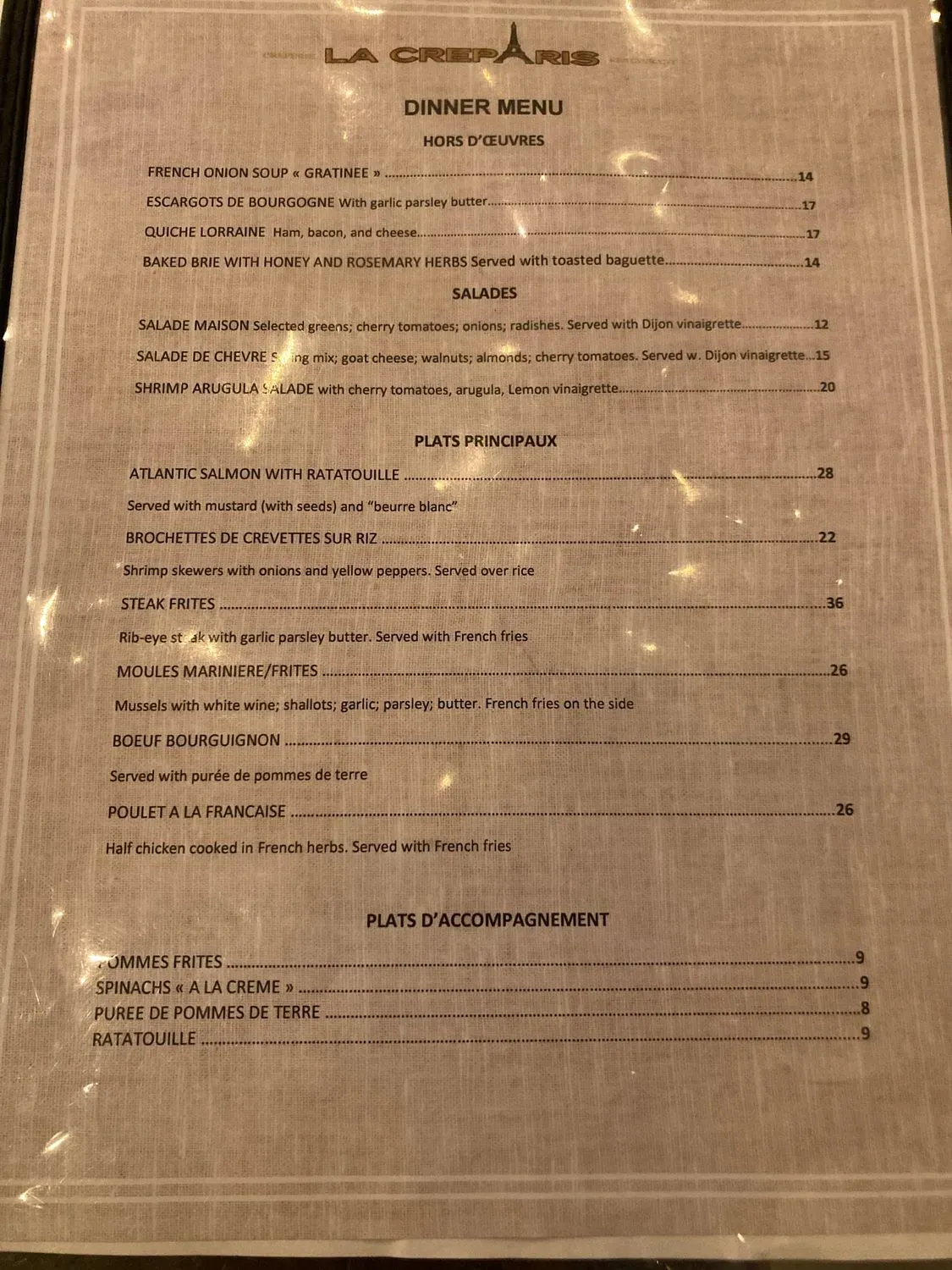 Menu 5