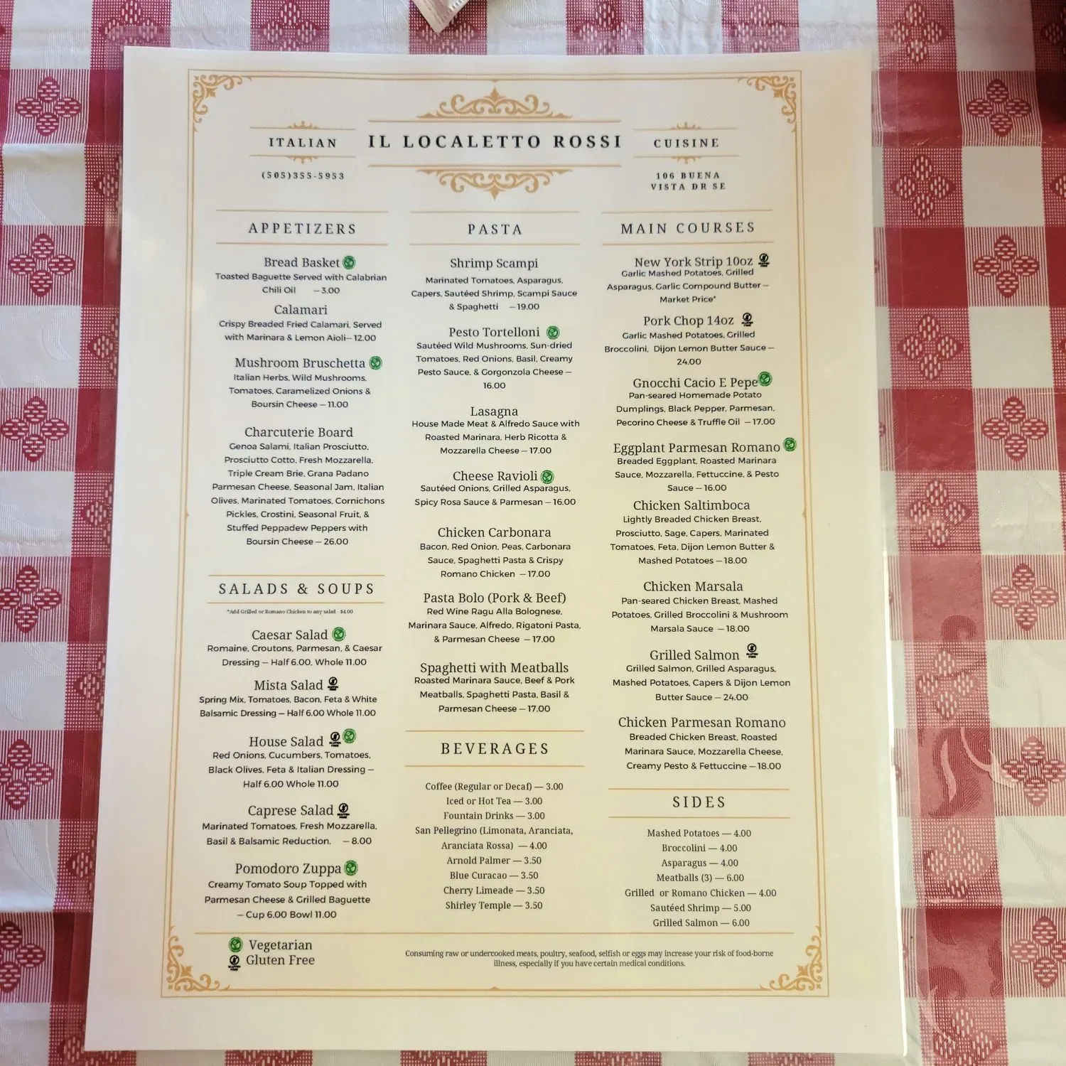 Menu 3