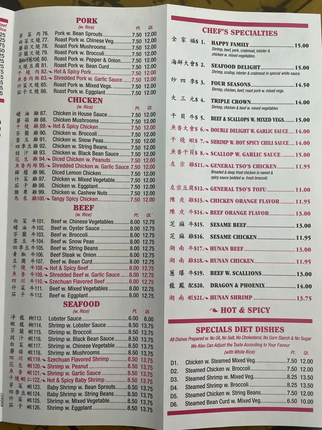 Menu 2