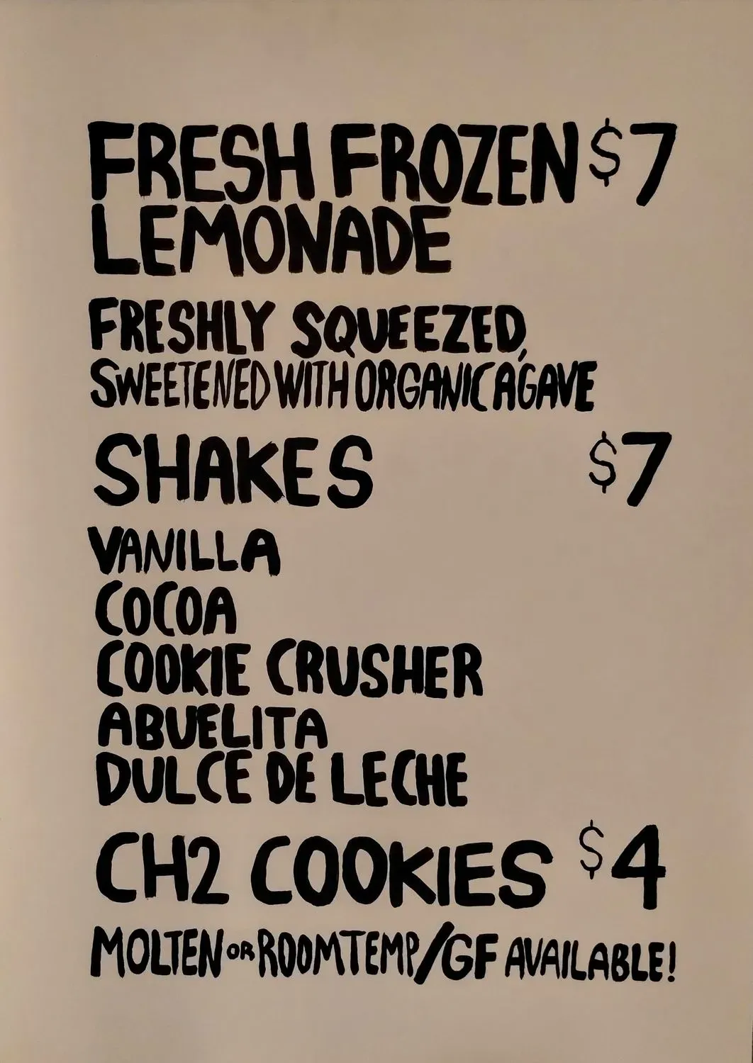 Menu 2