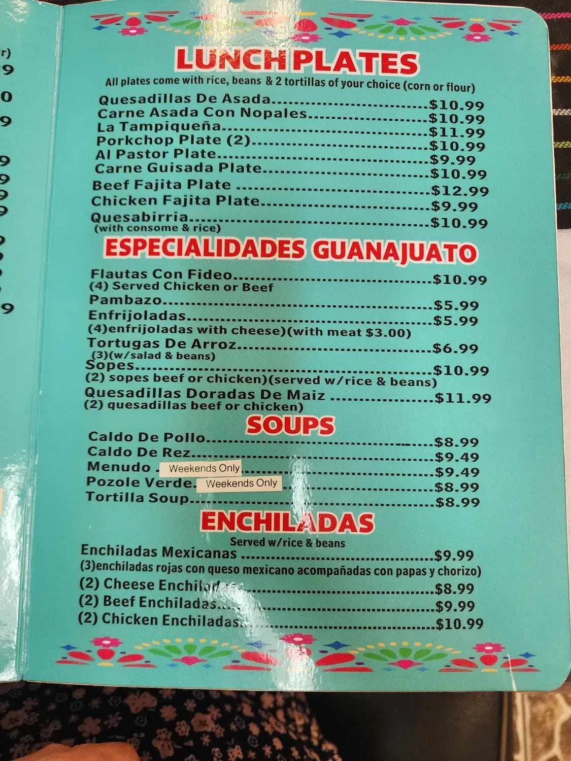 Menu 2