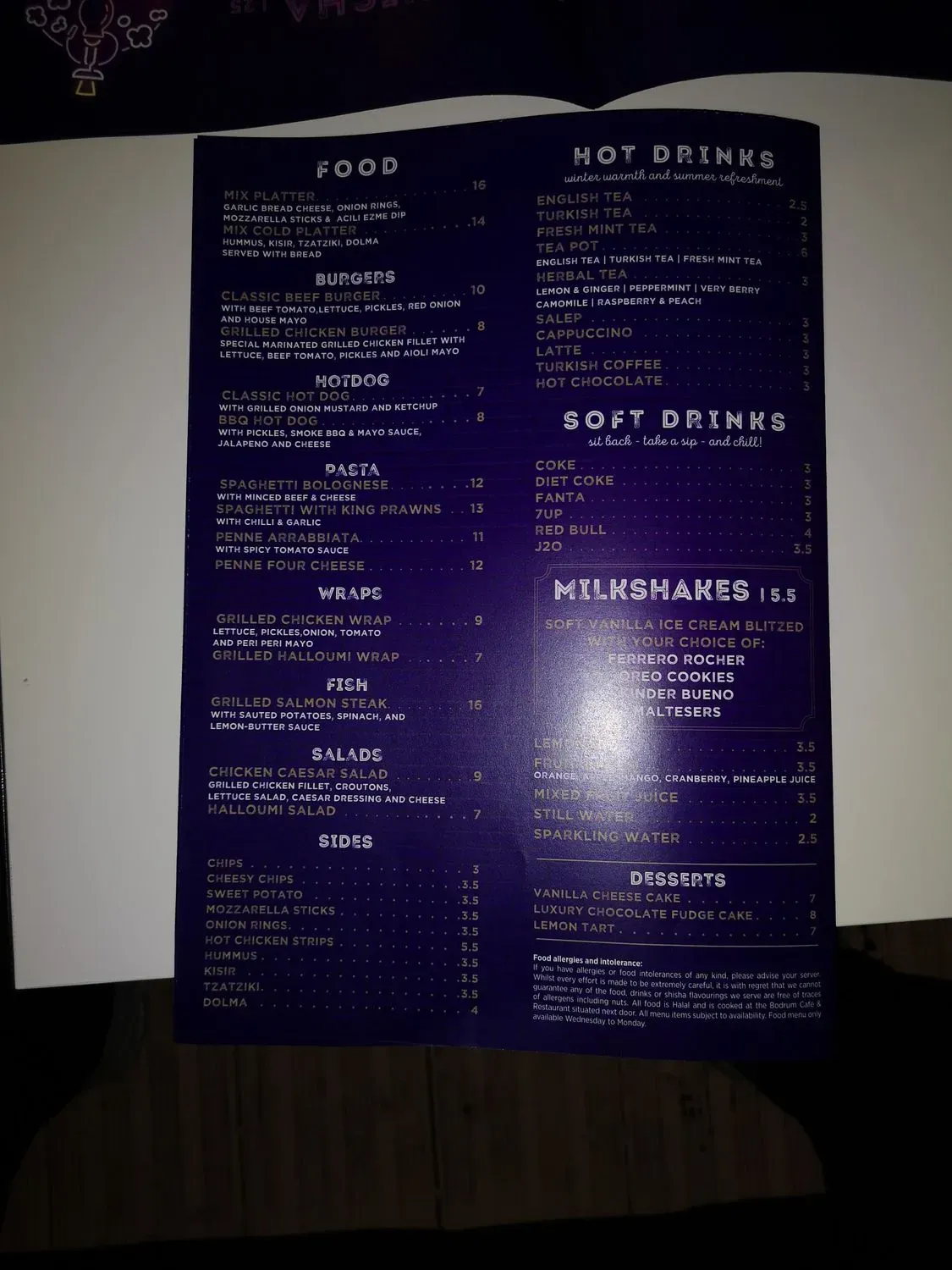 Menu 3