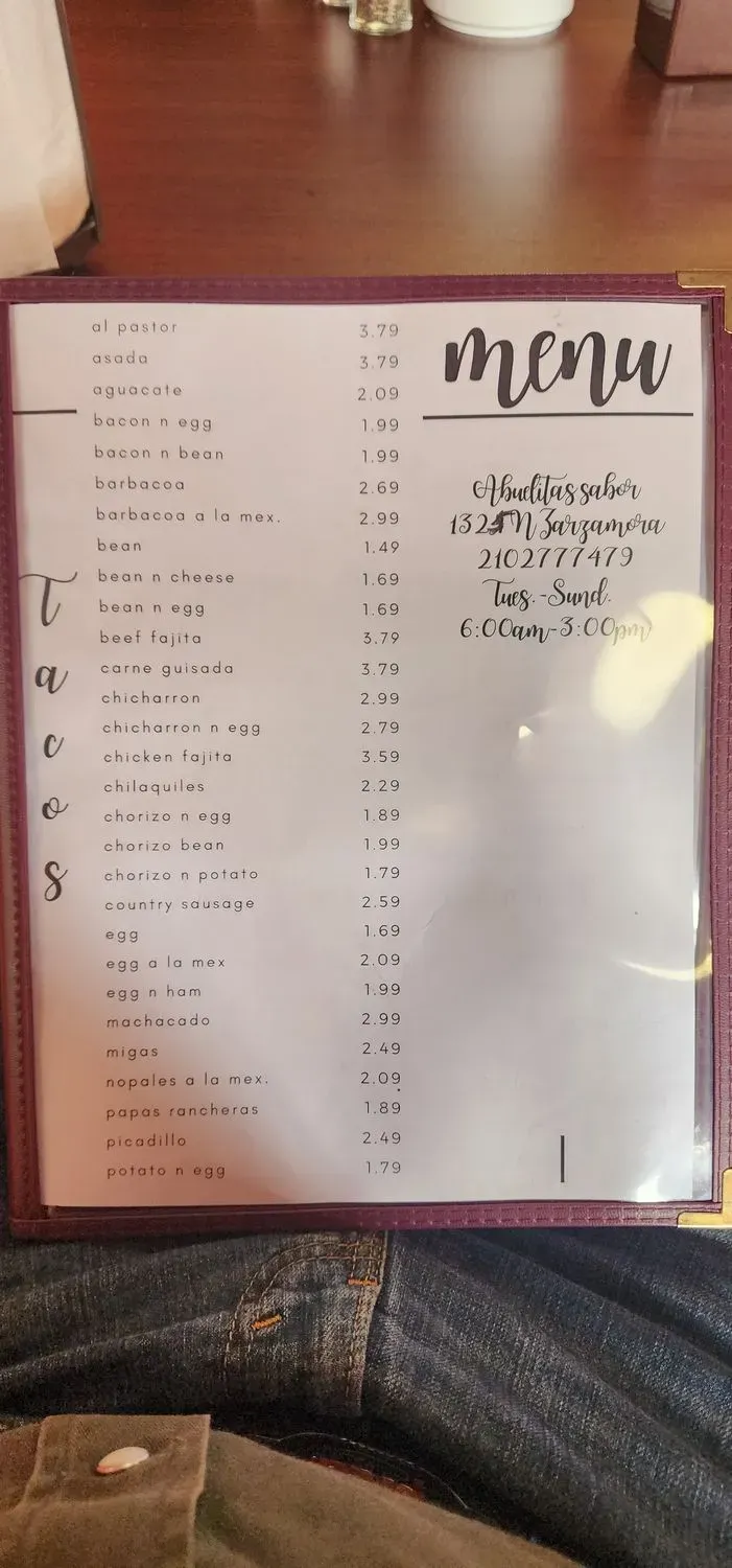 Menu 2