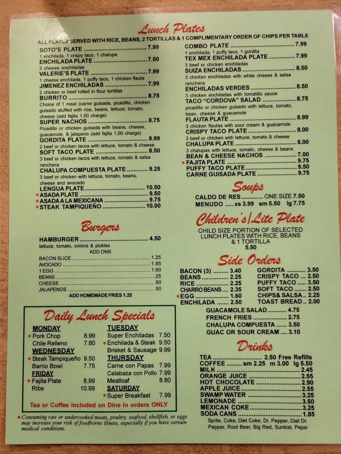 Menu 3