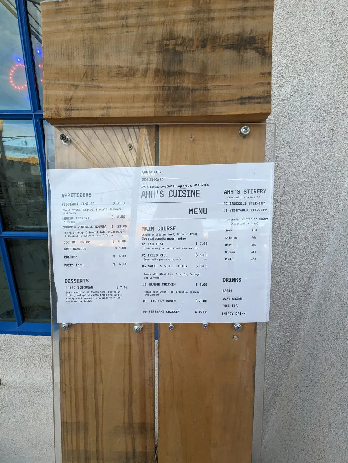 Menu 2