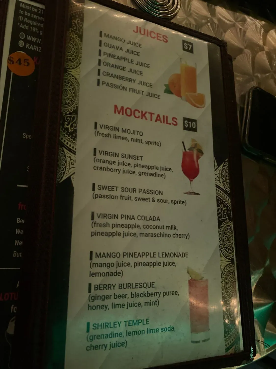 Menu 4