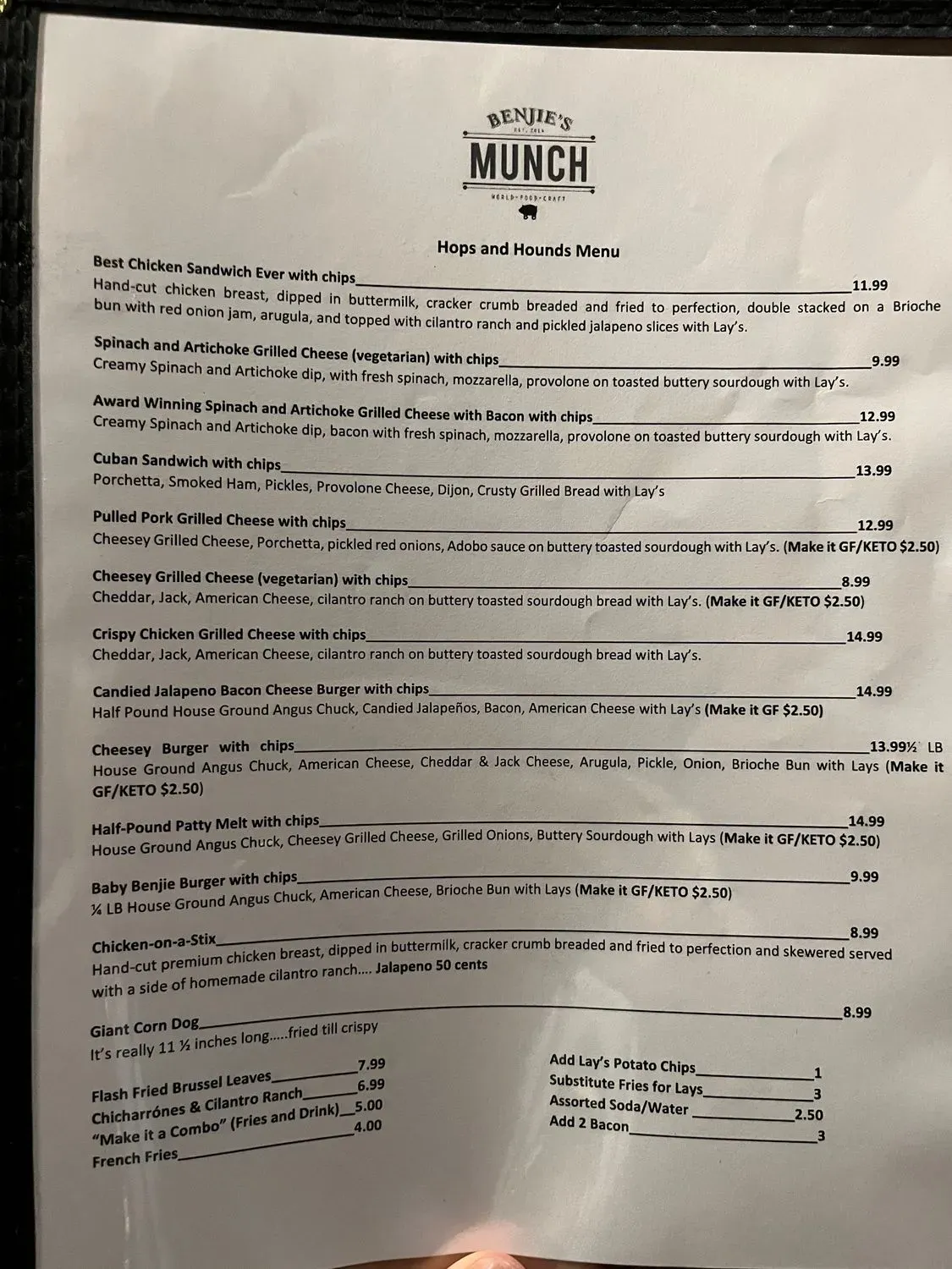 Menu 5