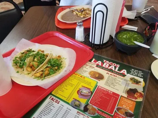 Tacos La Bala Menu | Houston, TX | Checkle