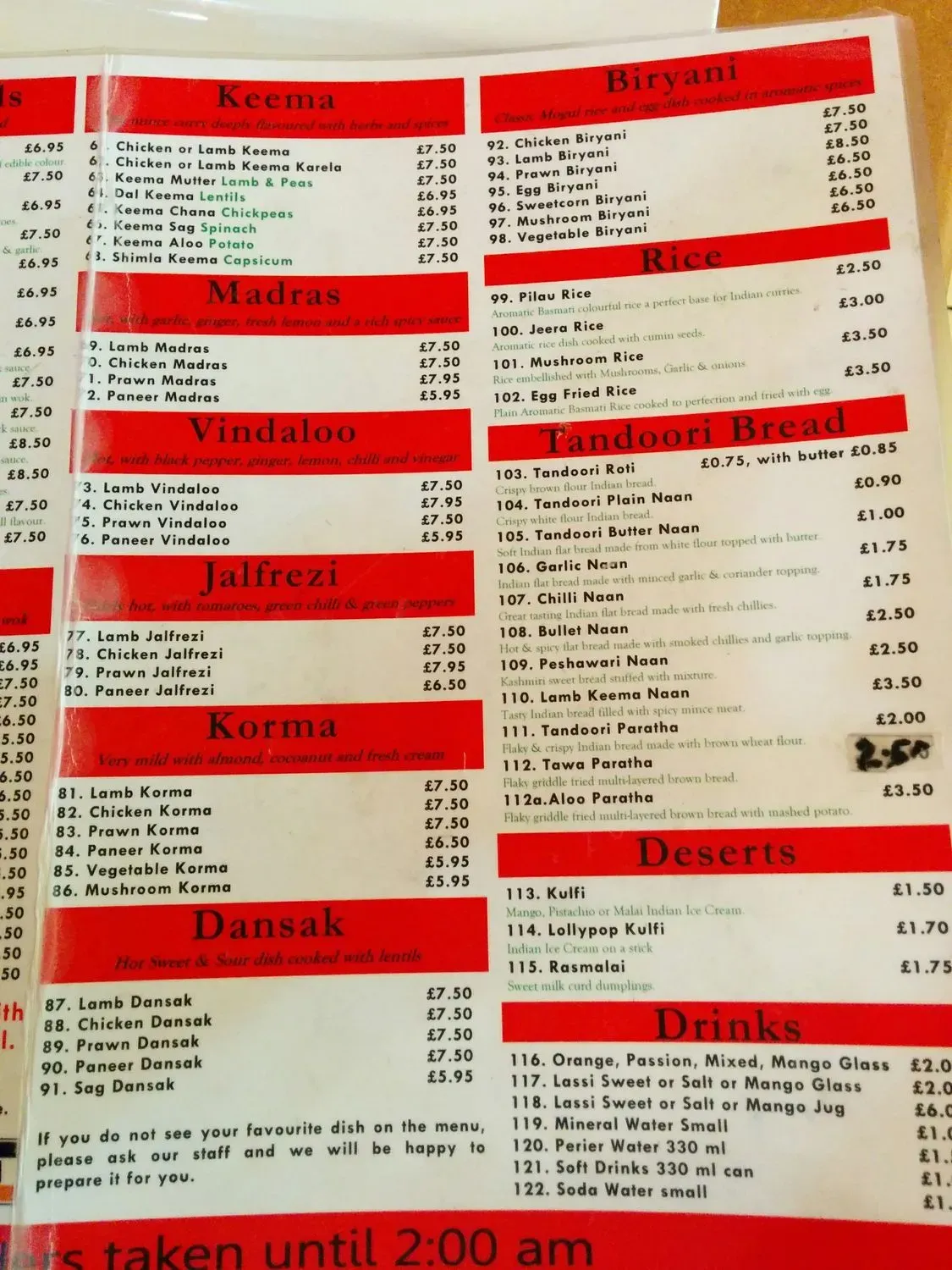 Menu 2