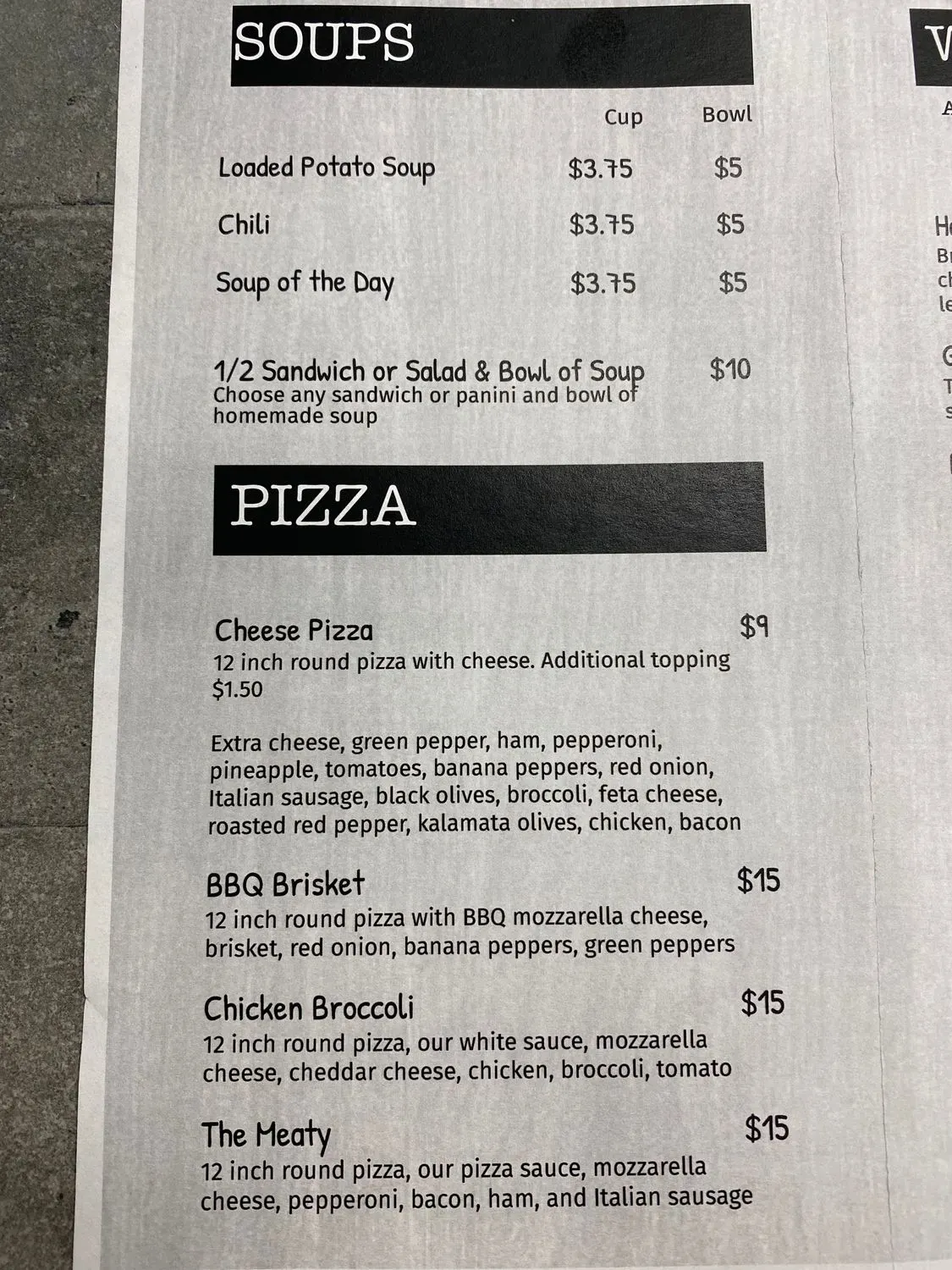 Menu 6