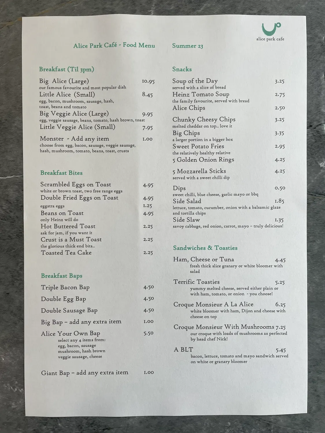 Menu 3