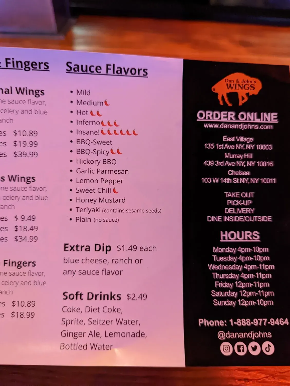 Menu 3