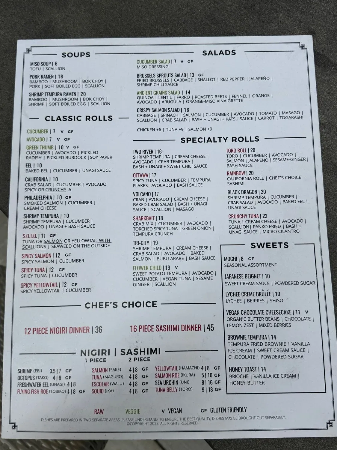 Menu 5