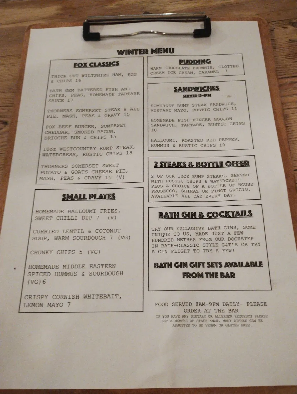 Menu 2